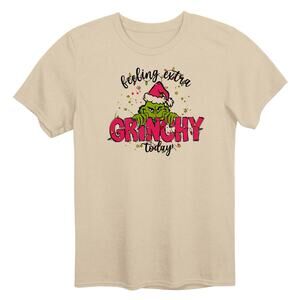 Grinch Christmas Shirt Women Feeling Extra Grinchy Today Unisex Tees  S-2XL